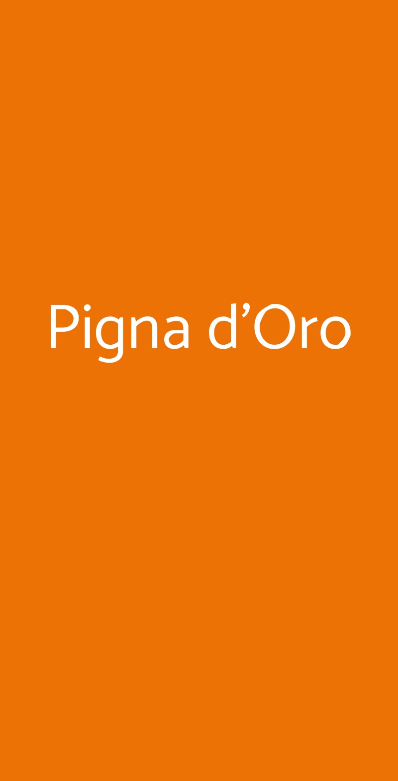 Pigna d'Oro Pino Torinese menù 1 pagina