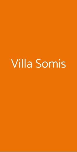 Villa Somis, Torino