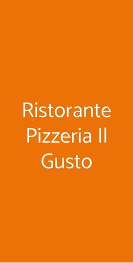Ristorante Pizzeria Il Gusto, Polistena