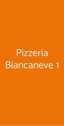 Pizzeria Biancaneve 1, Firenze