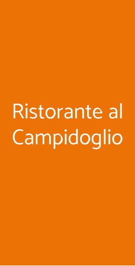 Ristorante Al Campidoglio, Torino