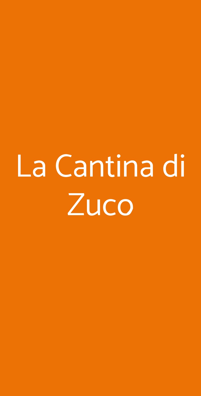 La Cantina di Zuco Motta San Giovanni menù 1 pagina