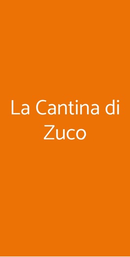 La Cantina Di Zuco, Motta San Giovanni