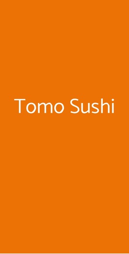 Tomo Sushi, Firenze