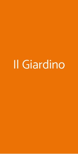Il Giardino