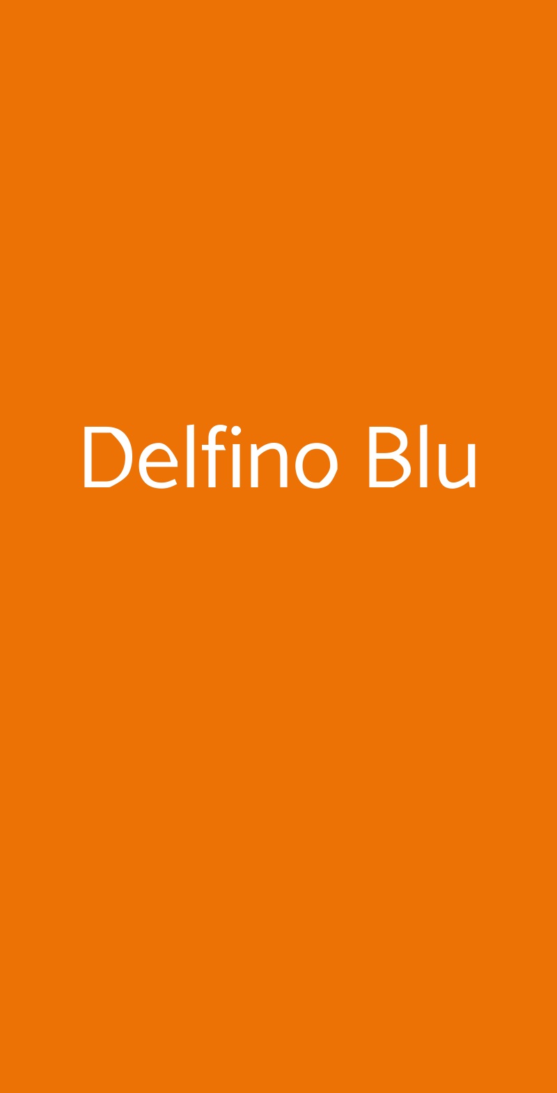 Delfino Blu Torino menù 1 pagina