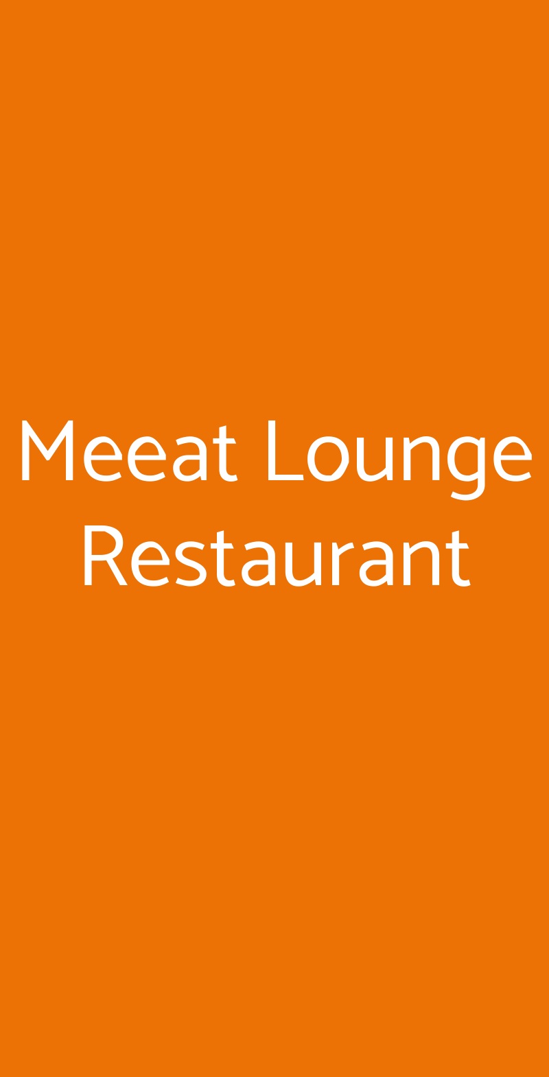 Meeat Lounge Restaurant Torino menù 1 pagina