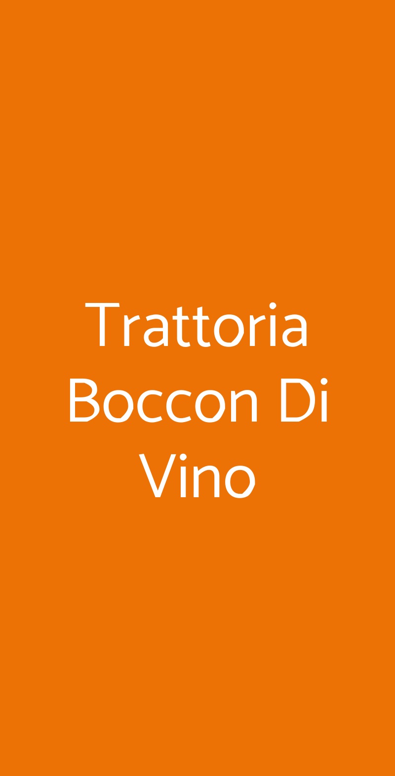 Trattoria Boccon Di Vino Ivrea menù 1 pagina