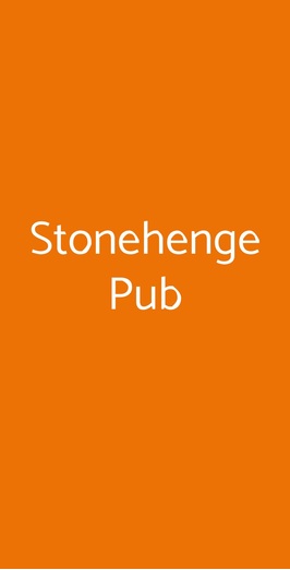 Stonehenge Pub, Filadelfia
