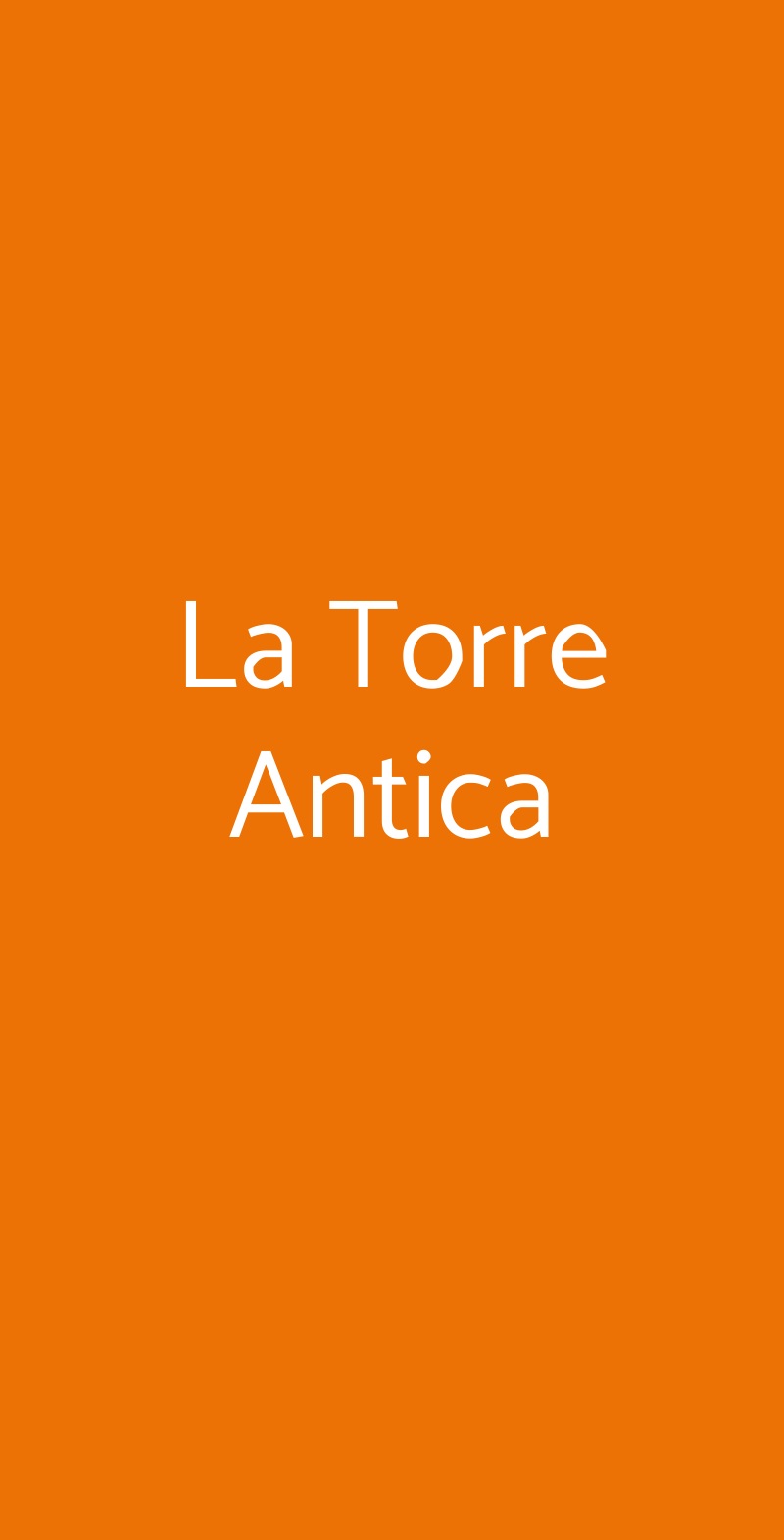 La Torre Antica Gambassi Terme menù 1 pagina