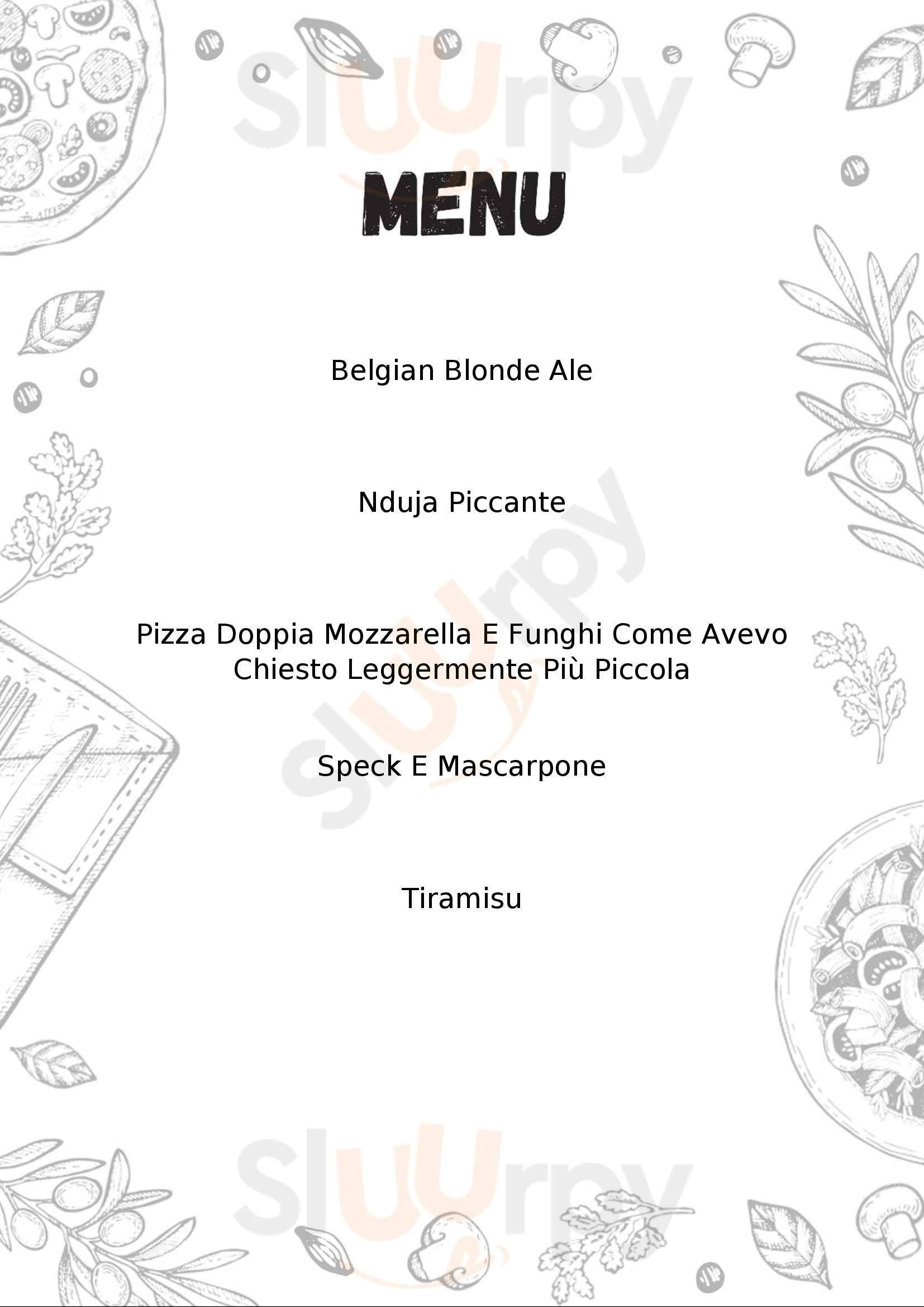 Pizzeria Birreria Il Ponte Fucecchio menù 1 pagina