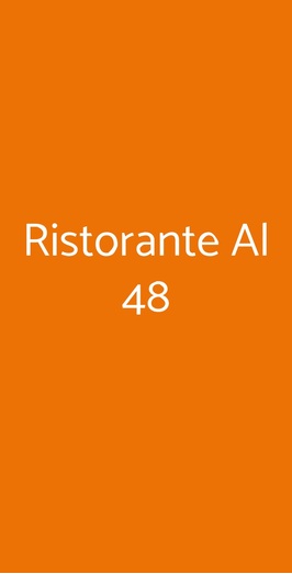 Ristorante Al 48, Moncalieri