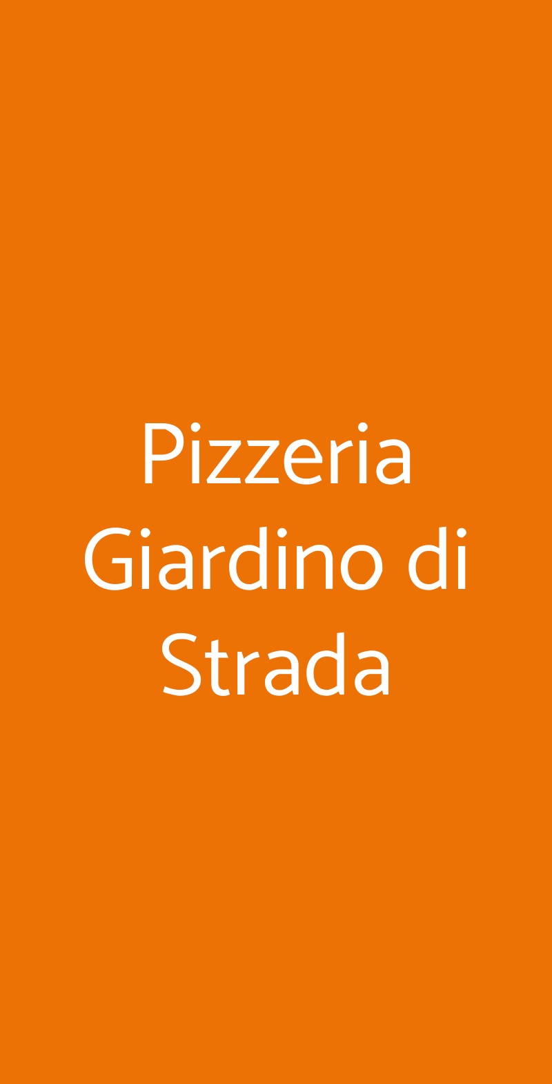 Pizzeria Giardino Di Strada, Greve in Chianti