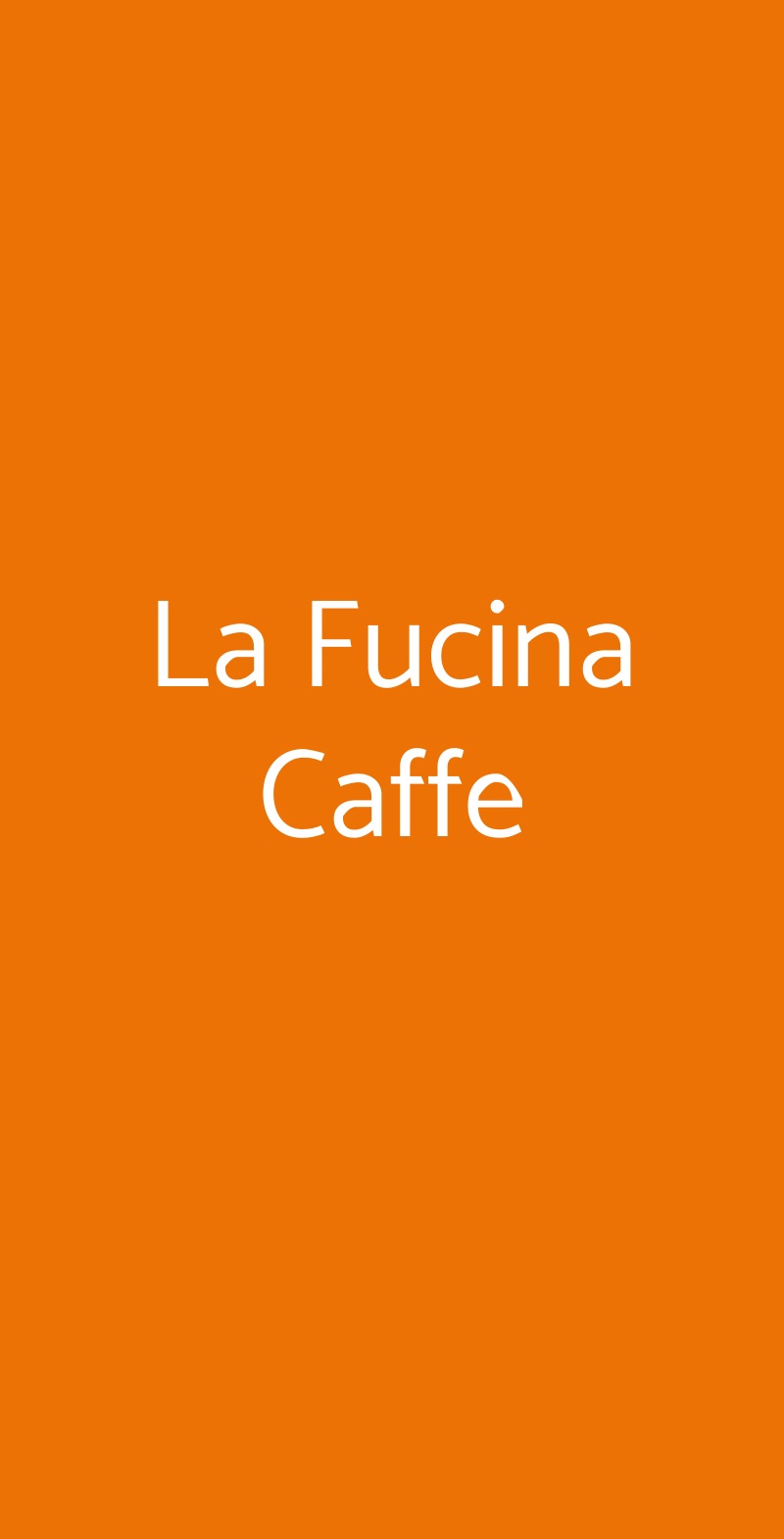 La Fucina Caffe Torino menù 1 pagina