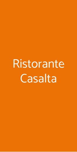 Ristorante Casalta, San Casciano in Val di Pesa