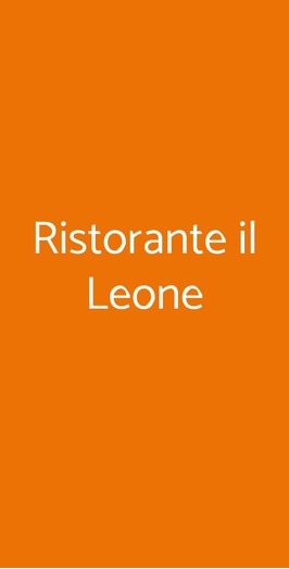 Ristorante Il Leone, Torino