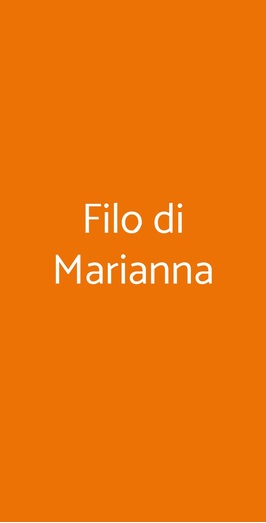 Filo Di Marianna, Torino