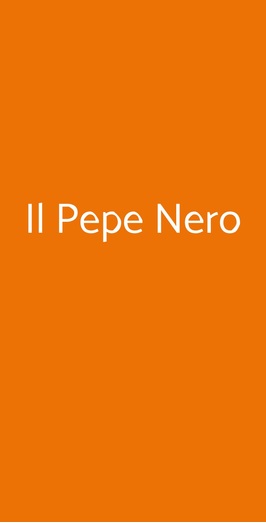 Il Pepe Nero, Torino