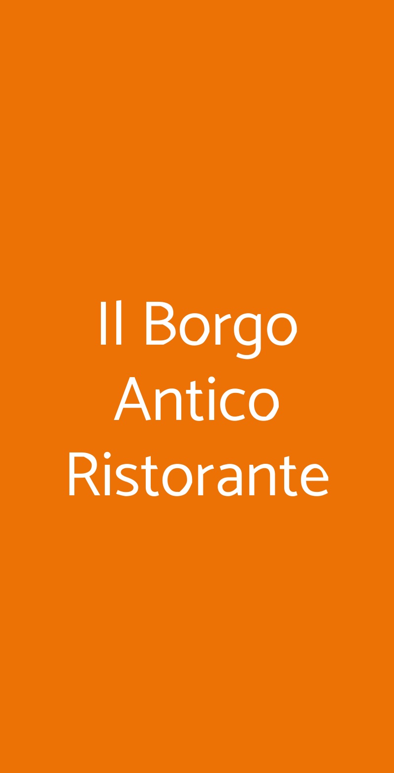 Il Borgo Antico Ristorante Greve in Chianti menù 1 pagina