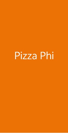 Pizza Phi, Torino