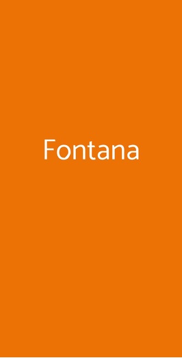 Fontana, Ciriè