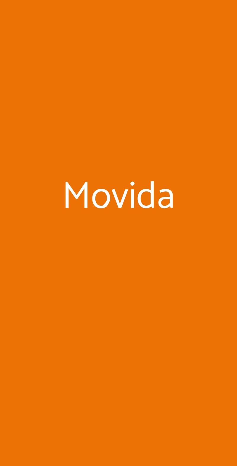 Movida Firenze menù 1 pagina