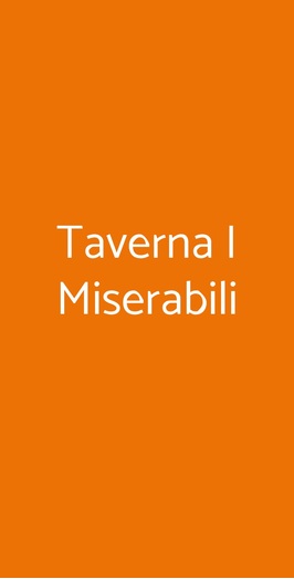 Taverna I Miserabili, Torino