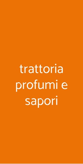 Trattoria Profumi E Sapori, Torino