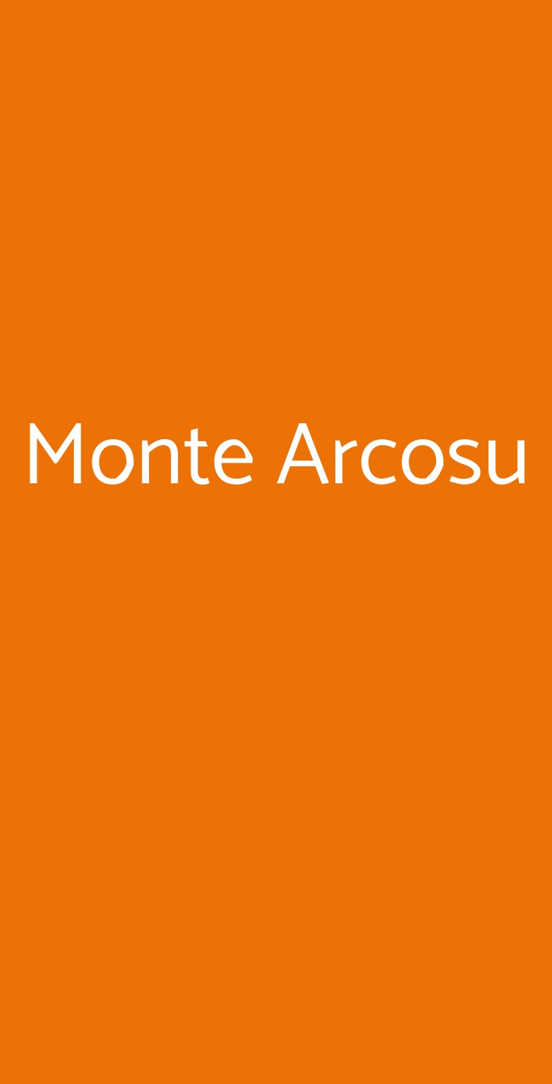 Monte Arcosu, Uta