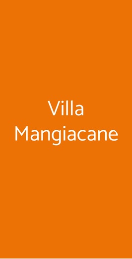 Villa Mangiacane