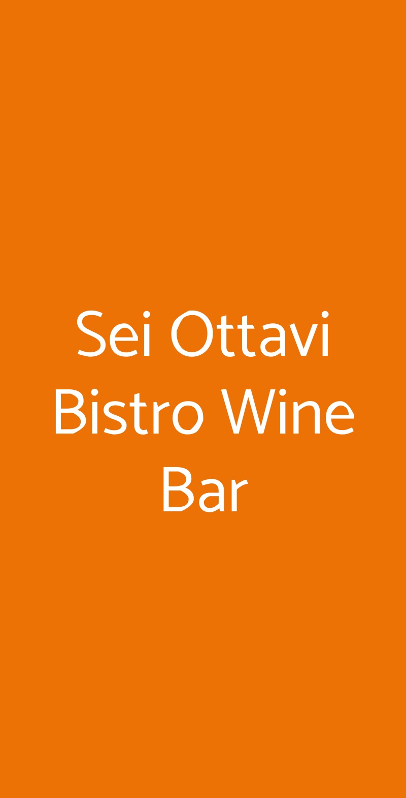 Sei Ottavi Bistro Wine Bar, Cagliari