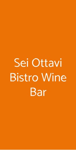 Sei Ottavi Bistro Wine Bar, Cagliari