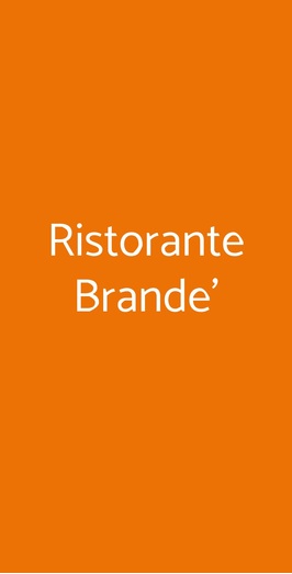 Ristorante Brande', Torino