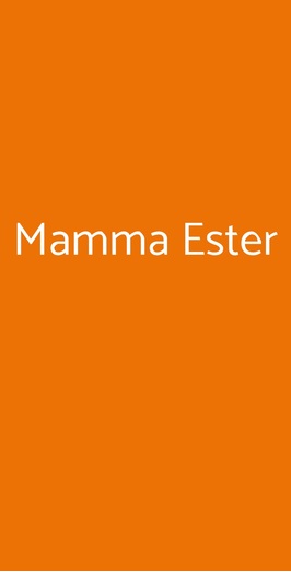 Mamma Ester, Torino