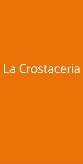 La Crostaceria, Rivarolo Canavese