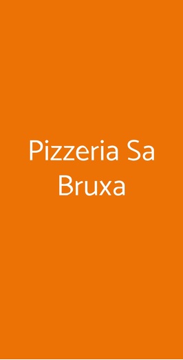 Pizzeria Sa Bruxa, Cagliari