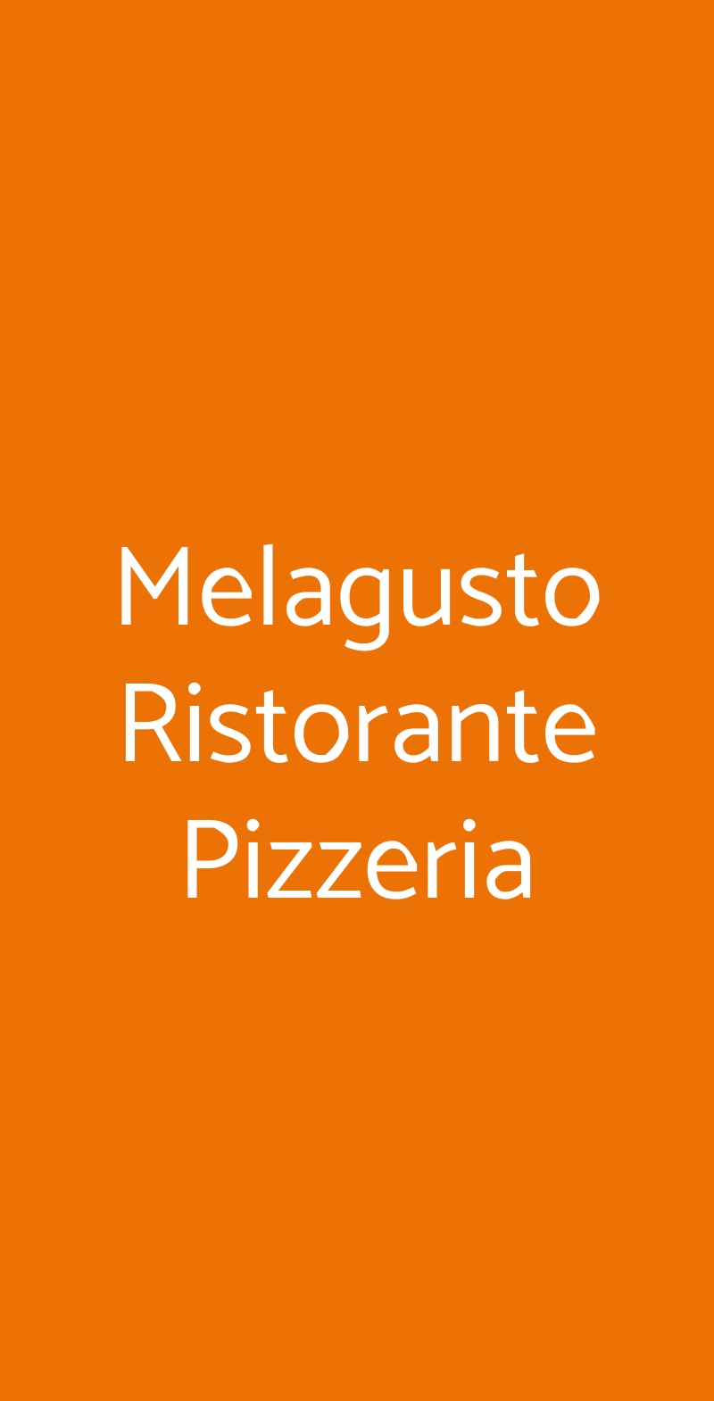 Melagusto Ristorante Pizzeria Firenze menù 1 pagina