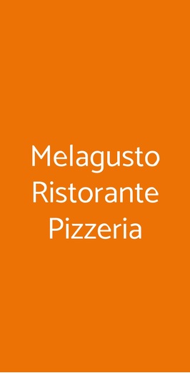 Melagusto Ristorante Pizzeria, Firenze