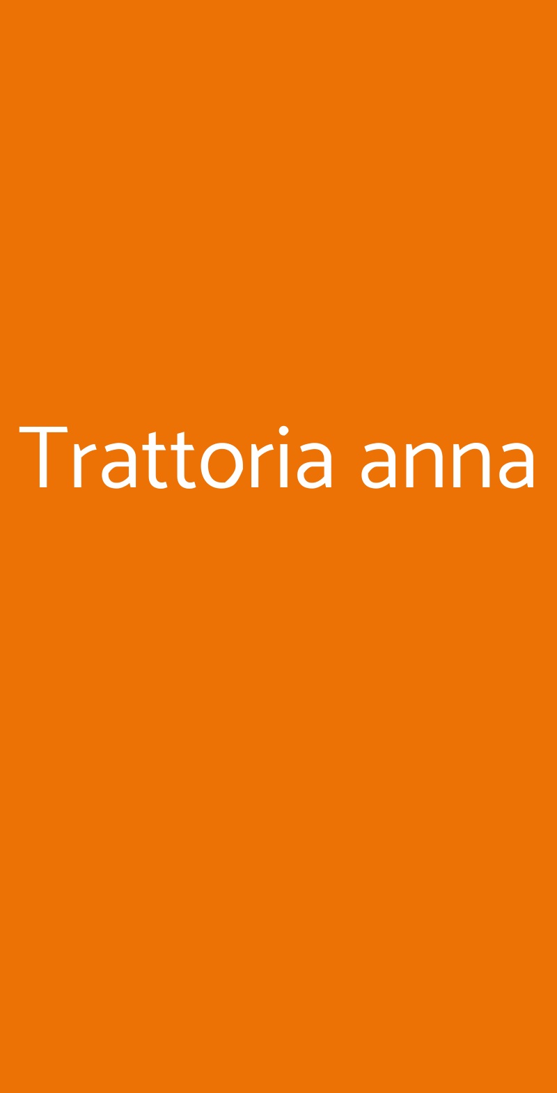 Trattoria Anna, Firenze