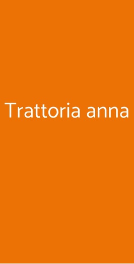 Trattoria Anna