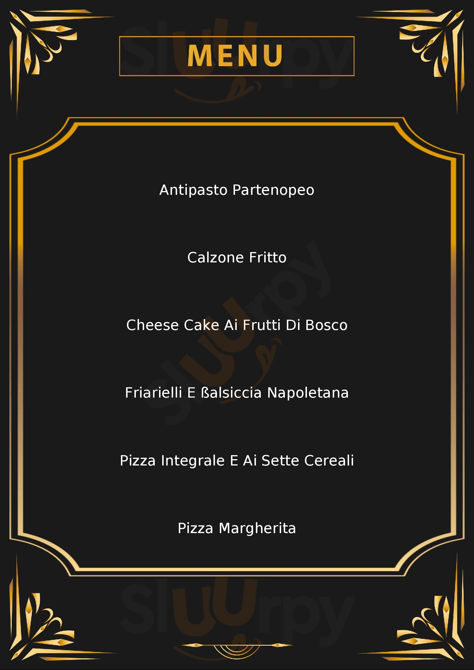 Pizzeria Bella Napoli Empoli menù 1 pagina