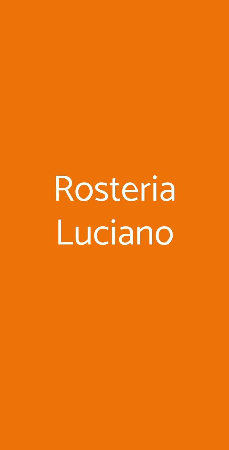 Rosteria Luciano Bologna menù 1 pagina