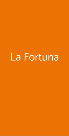 La Fortuna, Firenze