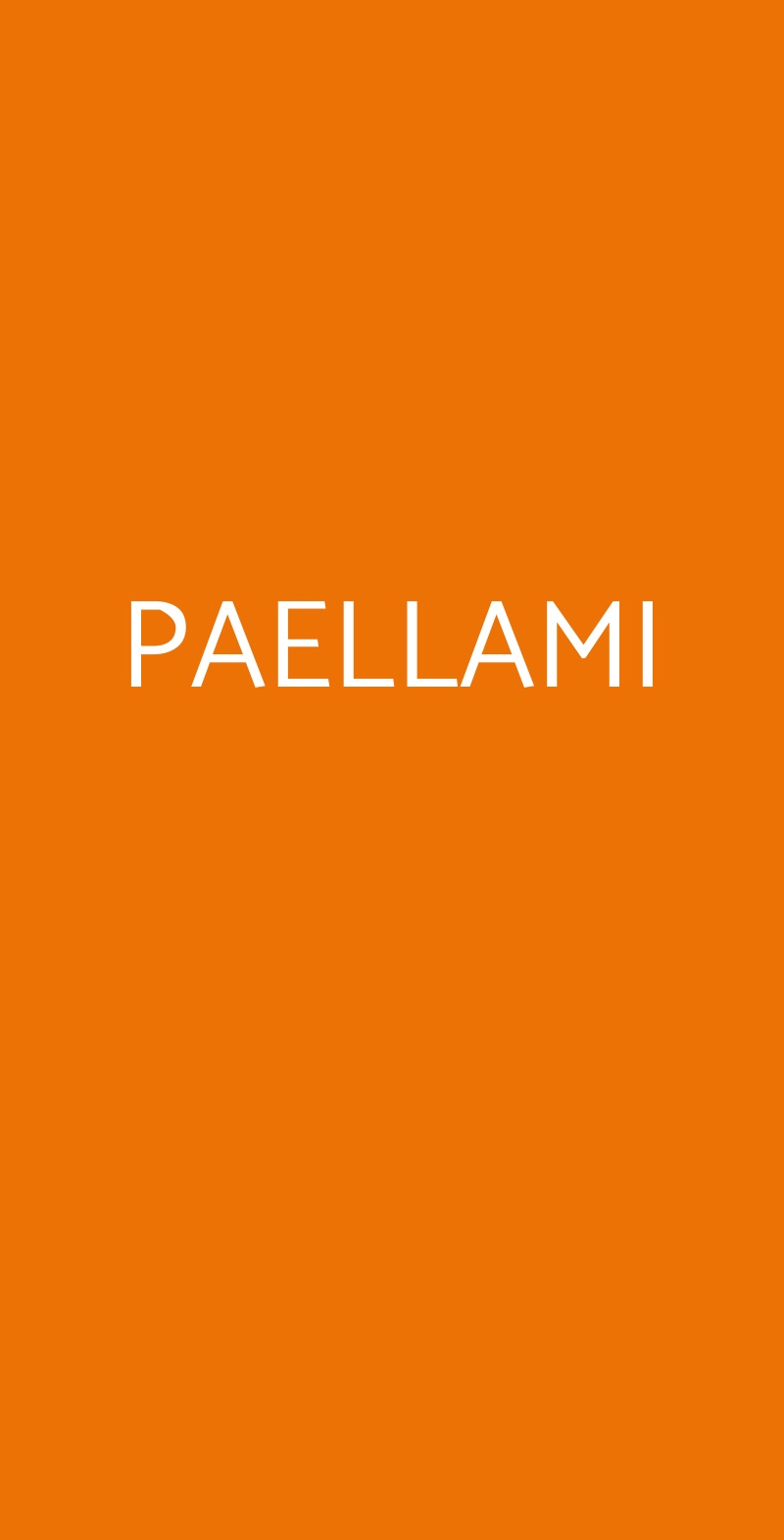 PAELLAMI Milano menù 1 pagina