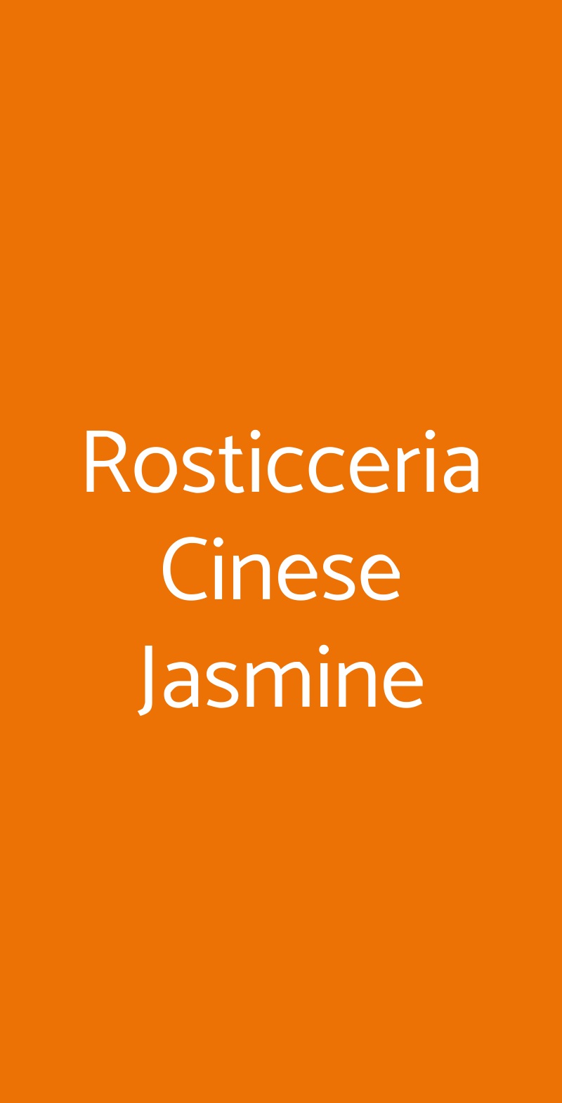 Rosticceria Cinese Jasmine Firenze menù 1 pagina
