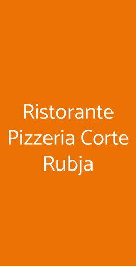 Ristorante Pizzeria Corte Rubja, Iglesias