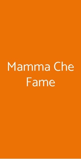 Mamma Che Fame, Sesto Fiorentino