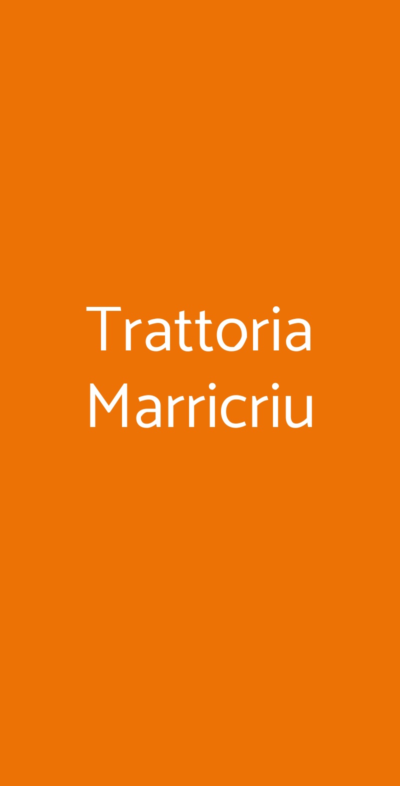 Trattoria Marricriu Riposto menù 1 pagina