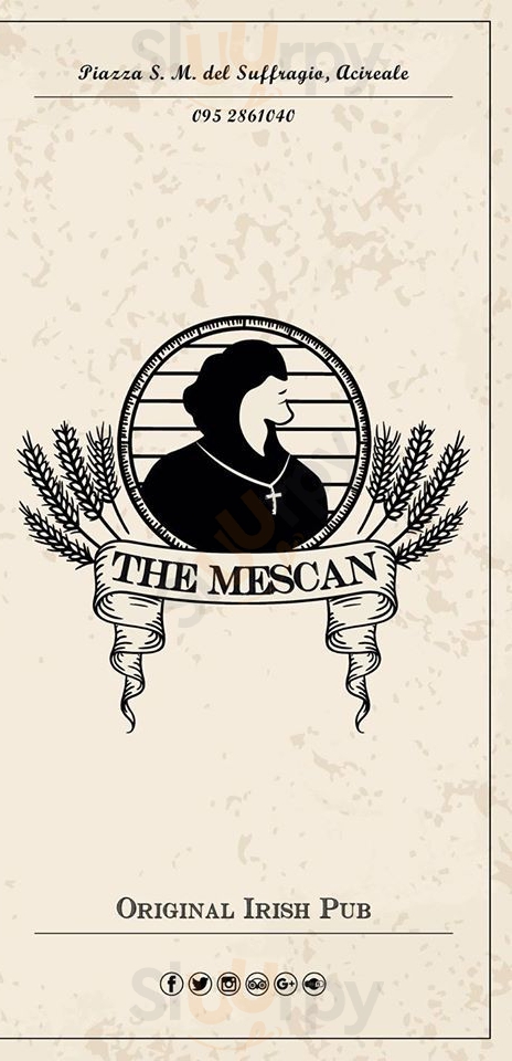 The Mescan Acireale menù 1 pagina