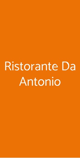 Ristorante Da Antonio, Randazzo